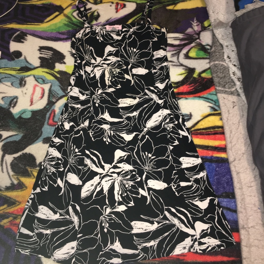 Black and white dress